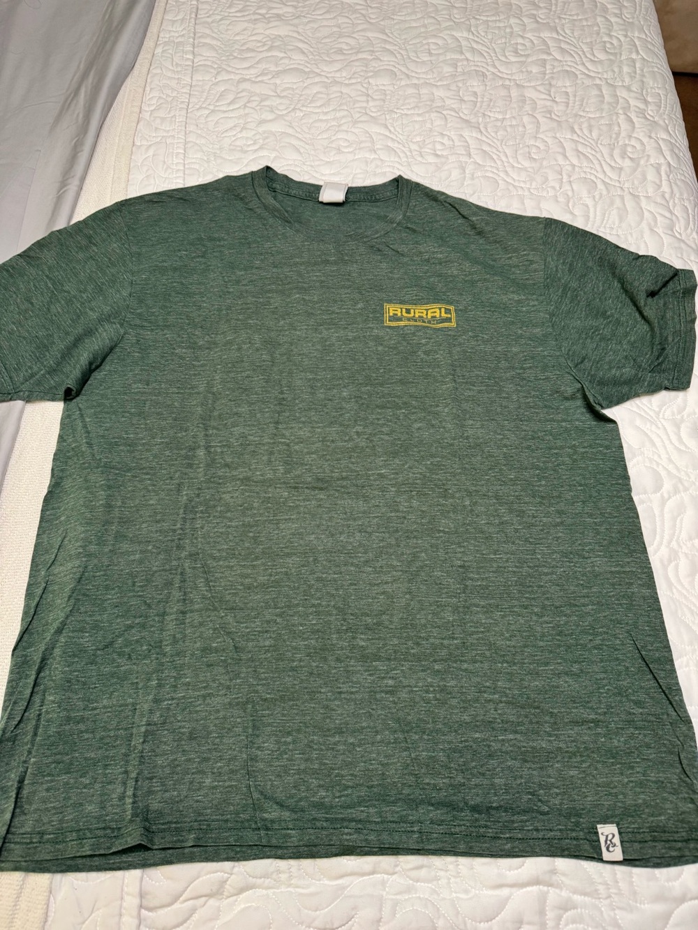 Rural Cloth Forest Green Crewneck Short Sleeve Tee